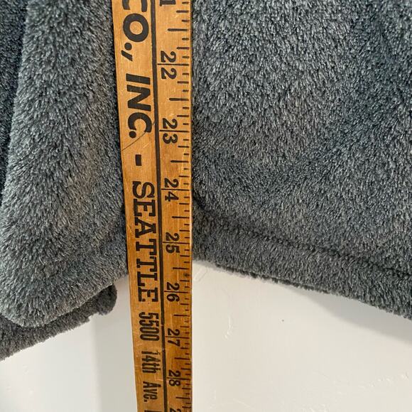 Patagonia Women's Sweatshirt Re Tool Snap T Fleece Gray Aqua Large Pullover Cozy - Picture 9 of 9